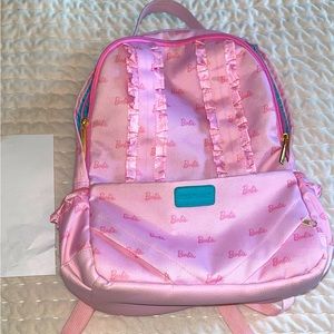 Posh Peanut Pastel Ruffled Barbie Backpack Like New